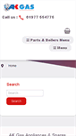 Mobile Screenshot of akgas.co.uk